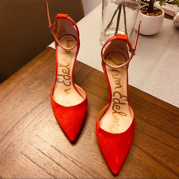 sam edelman harlow pump red